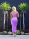 Mermaid energy maxi dress