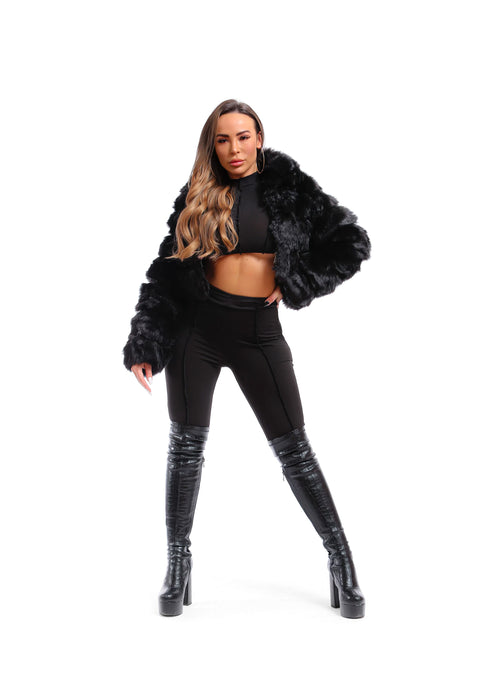 Drip Season Faux Fur Jacket