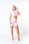 Pink Fuzzy Short Two Piece Set
