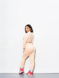 Two way street nude two piece set