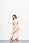 Two way street nude two piece set